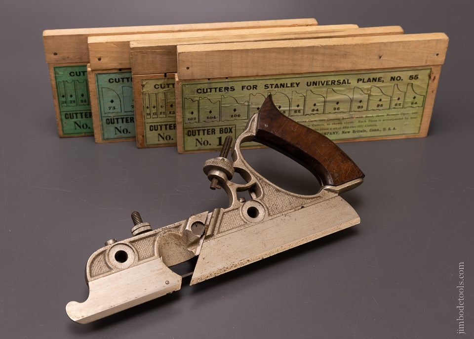 Fine & 100% Complete STANLEY No. 55 Combination Plane - 107229