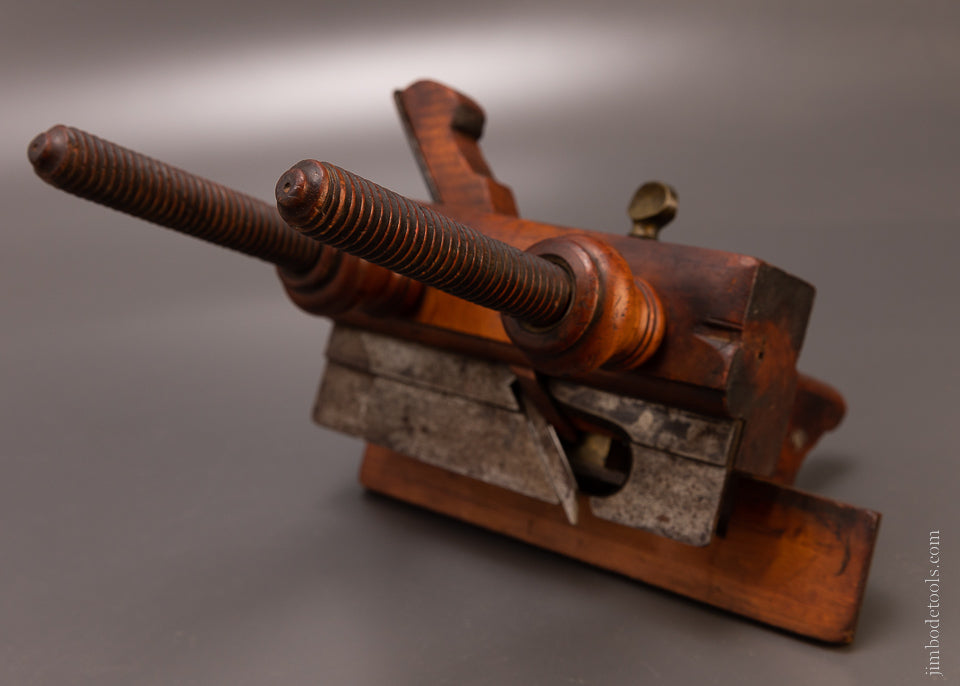 Excellent Solid Boxwood Screw Arm Plow Plane - 107235