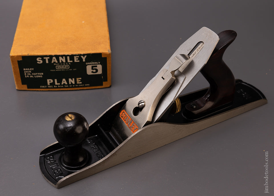 Spectacular STANLEY No. 5 Jack Plane Near Mint in Box - 107319