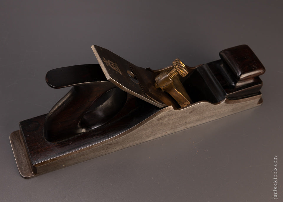 Gorgeous 14 1/2 Inch NORRIS No. 1 Pre-War Dovetailed Rosewood Infill Bench Plane - 107398