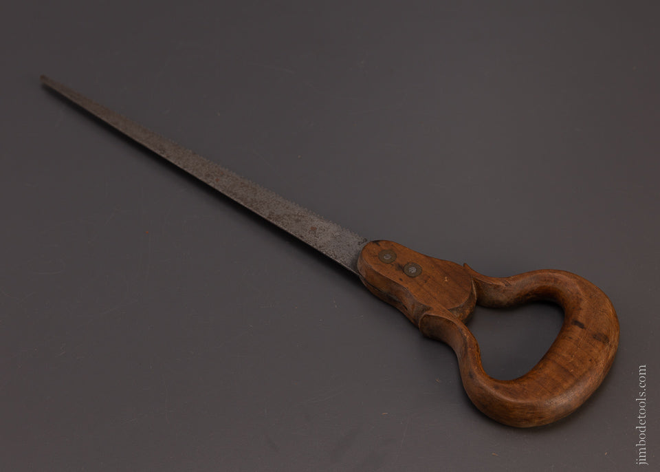 Elegant & Rare W. CRESSON PHILADA D-Handle Key Hole Saw - 107428