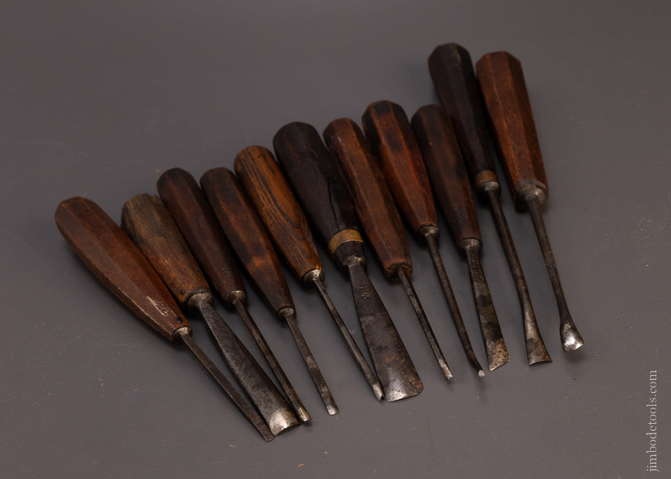 11 ADDIS Carving Chisels Gouges - 107440
