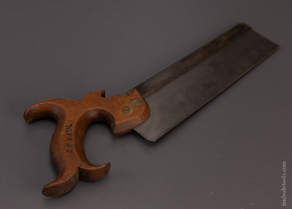 Rare JOHNSON & CONAWAY Double Eagle Back Saw - 107621