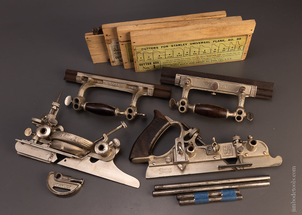 Extra Fine STANLEY No. 55 Combination Plane 100% Complete - 107670