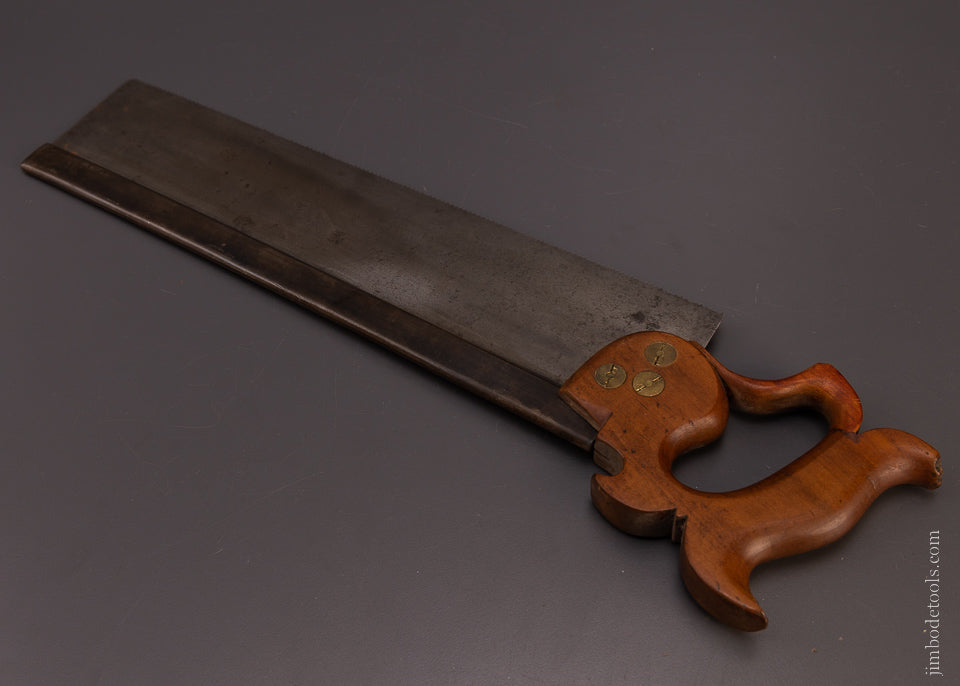 Early DISSTON 14 Inch EAGLE STAMP Back Saw - 107688