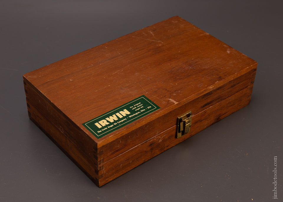 Complete Set of IRWIN Auger Bits Near Mint in Original Box - 107715