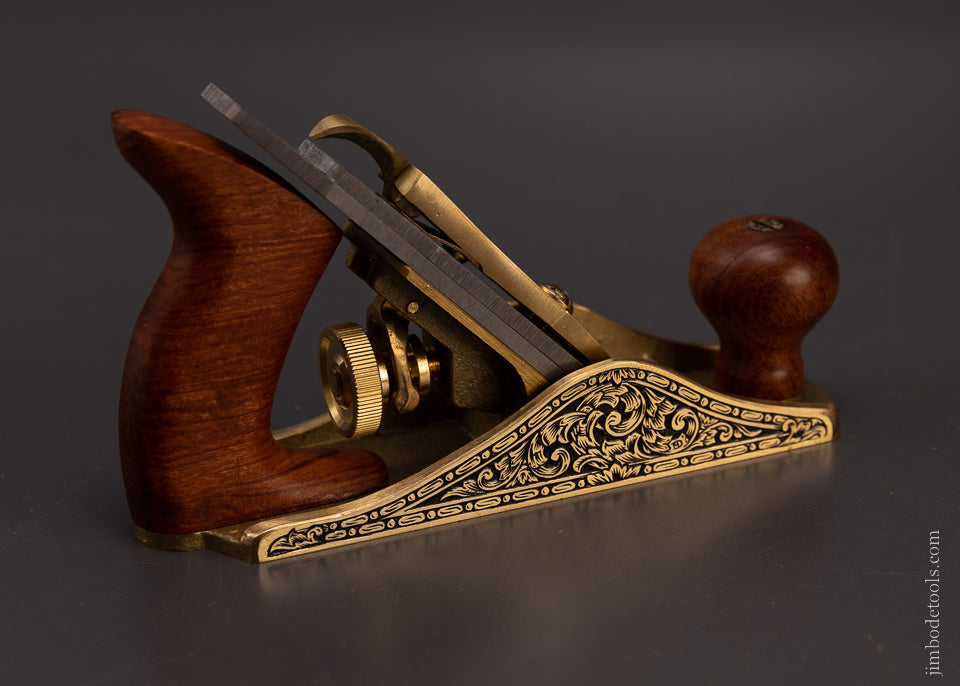 Engraved Bronze No. 1 Smooth Plane - 107772