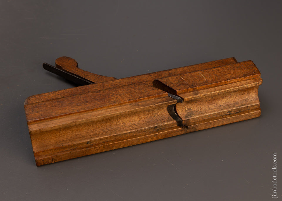 Massive 12/8 Inch Astragal Moulding Plane 18th Century Yellow Birch A. SMITH REHOBOTH - 107788