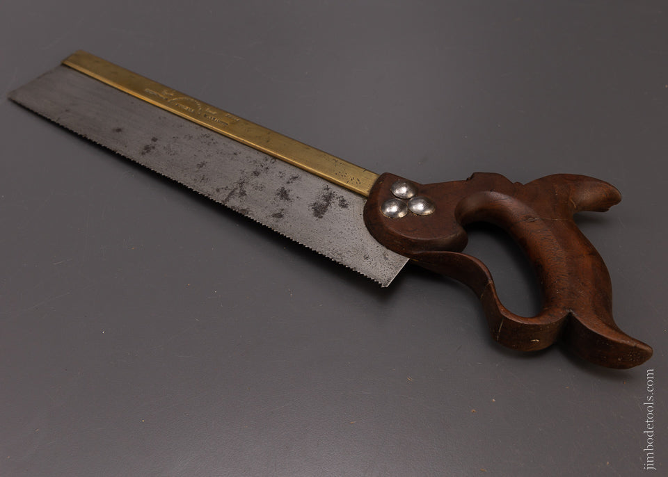 JOHNSON & CONAWAY PHILADA Double Eagle Brass Back Saw - 107794
