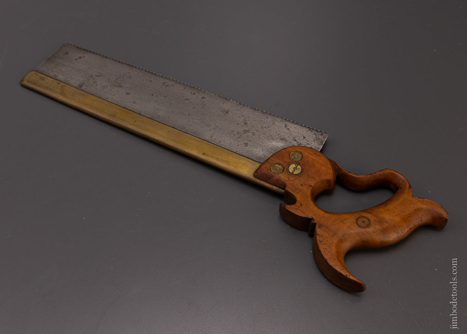 Double Eagle JOHNSON & CONAWAY PHILA Brass Back Saw - 107922