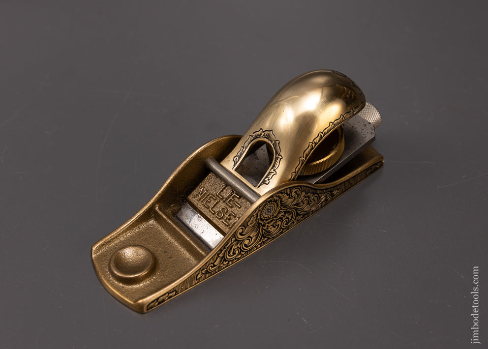 Lavishly Engraved LIE NIELSEN No. 102 Low Angle Block Plane - 107933