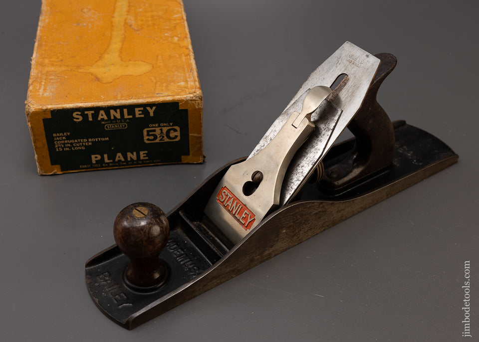 STANLEY No. 5 1/2C Jumbo Jack Plane in Original Box - 108205