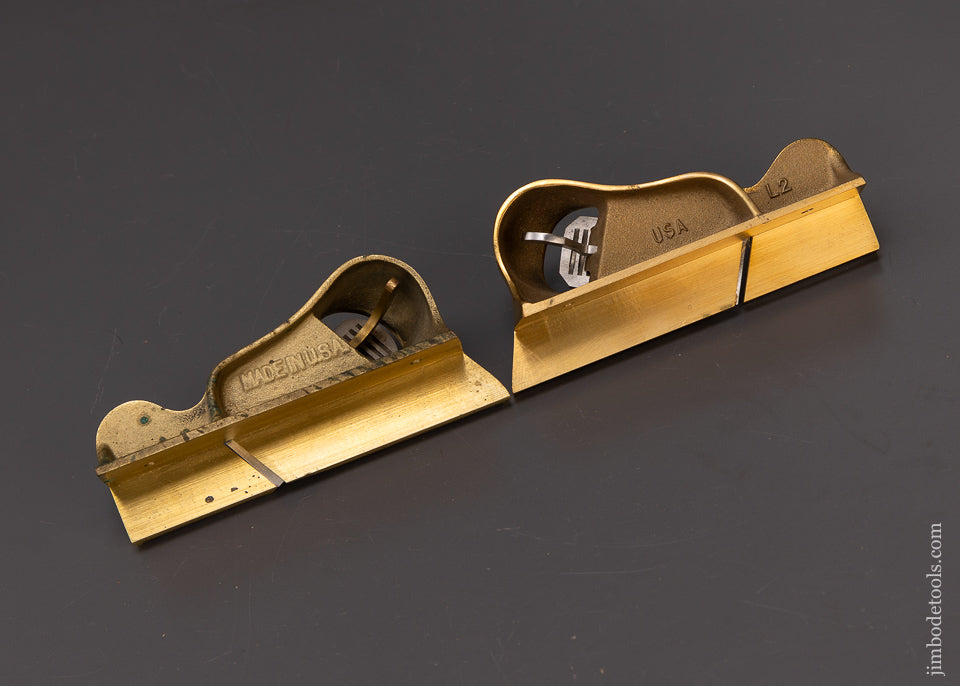 Impossible-to-Find LIE NIELSEN No. 95 Right & Left-Handed Edge Planes BRONZE - 108265