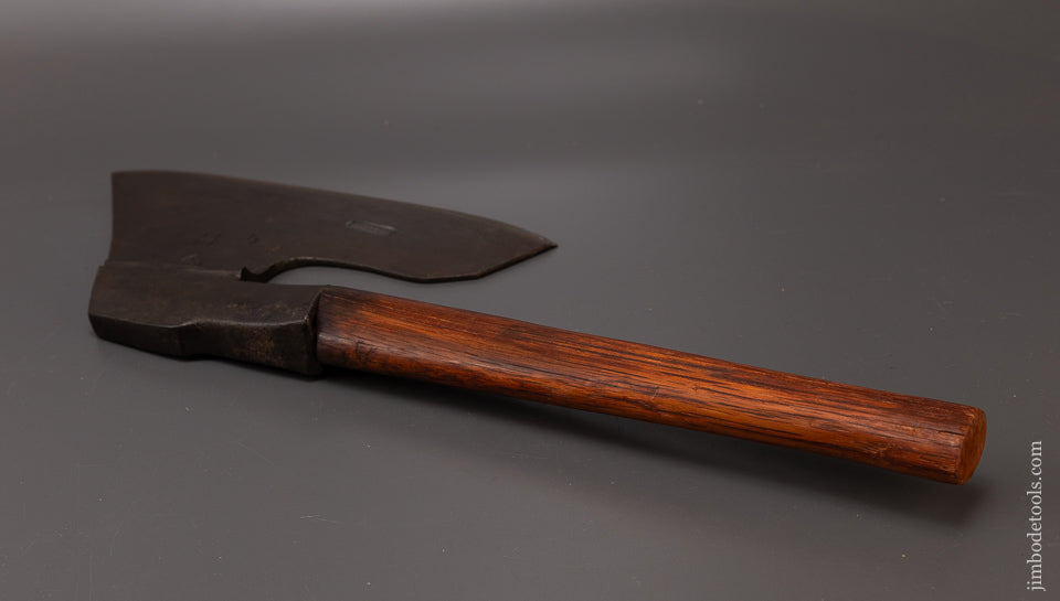 Beautiful 18th Century PENNSYLVANIA Goosewing Axe with Heart Stamp - 108357