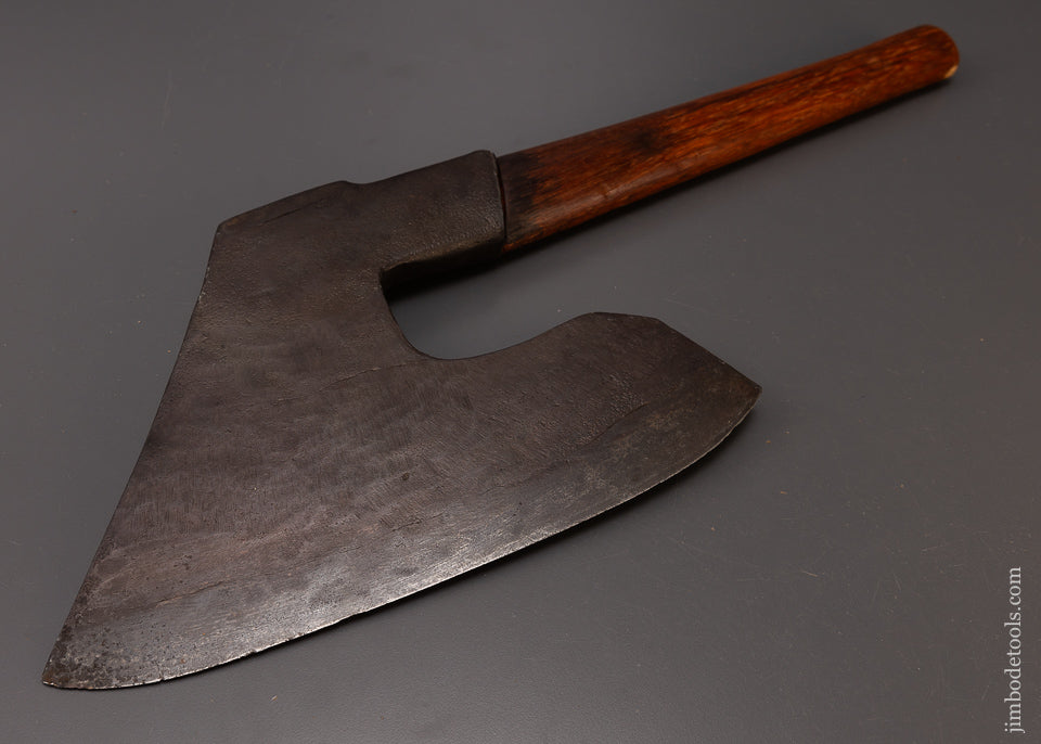 Beautiful 18th Century PENNSYLVANIA Goosewing Axe with Heart Stamp - 108357