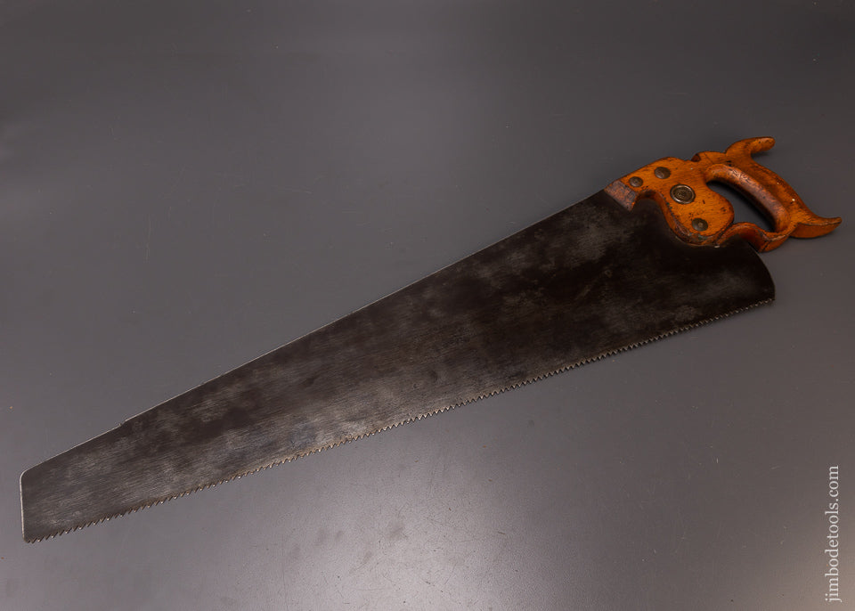 Early DISSTON No. 7 Rip Hand Saw Ca. 1896-1917 - 108400