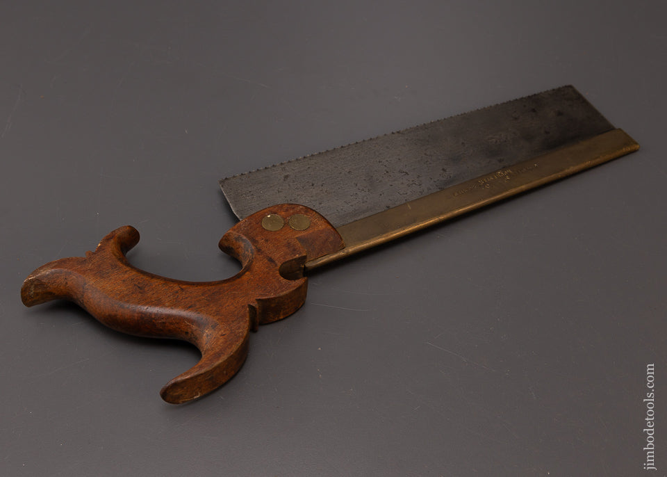 J. FLINT ROCHESTER (NY) Brass Back Carcass Saw - 108431