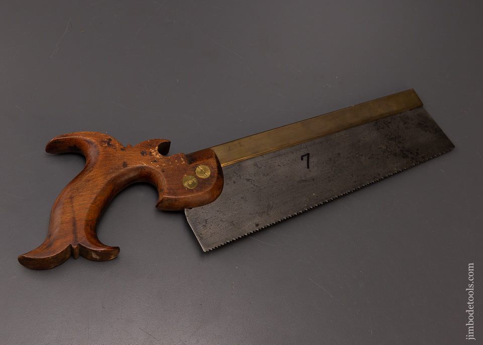 J. FLINT ROCHESTER (NY) Brass Back Carcass Saw - 108431