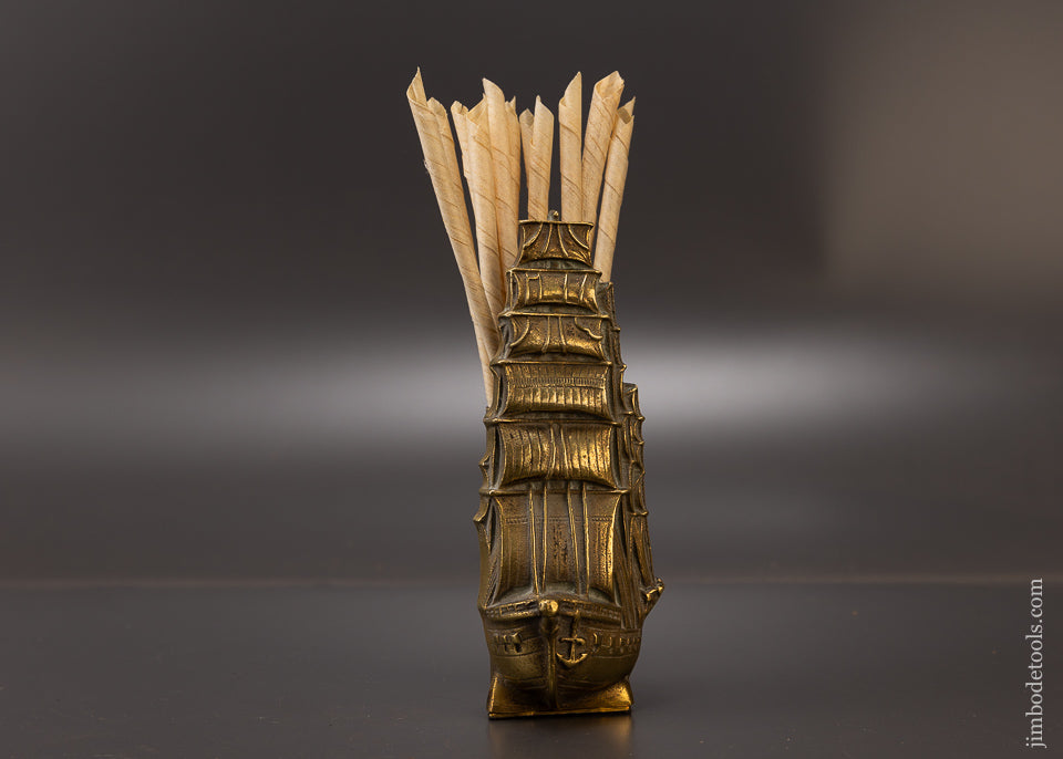 Awesome Brass Mantle Top Spill Holder - 108462