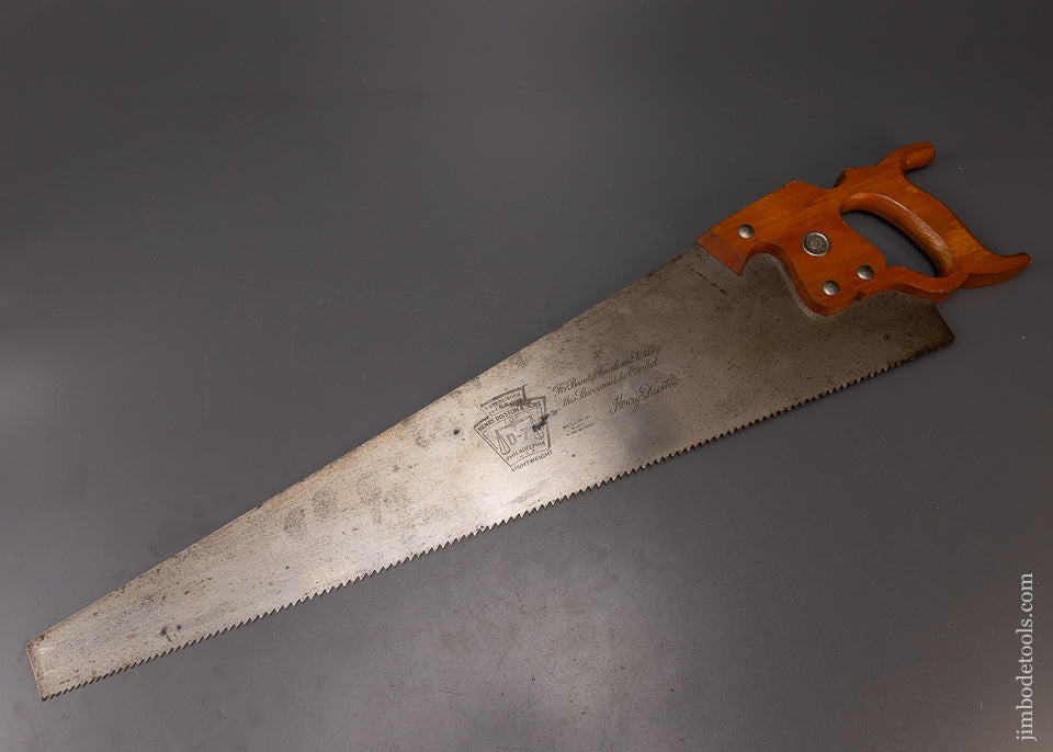 Extra Fine DISSTON D-7 Rip Hand Saw - 108488