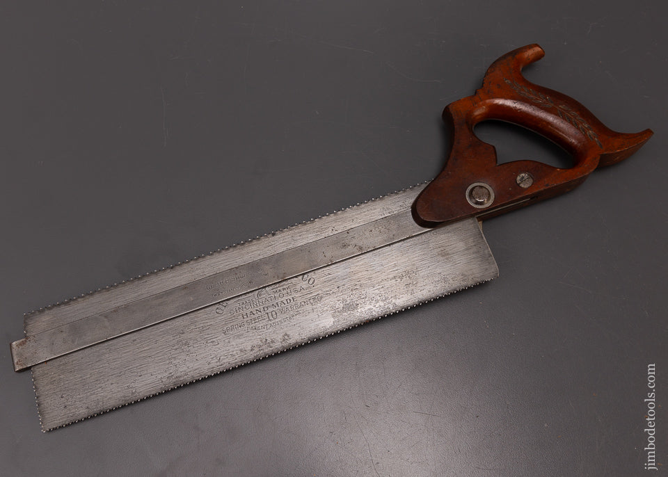 Fine WUEST PATENT GEO. BISHOP No. 10 Dovetail Saw Gauge Saw - 108556