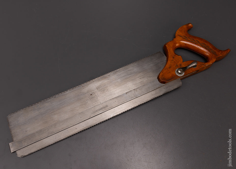 Fine WUEST PATENT GEO. BISHOP No. 10 Dovetail Saw Gauge Saw - 108560