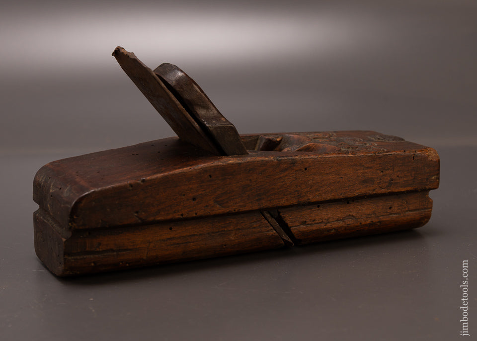 Stunning Carved & DATED 1738 Dutch Panel Raising Plane - 108667