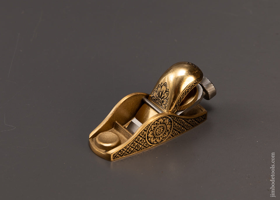 Pretty Adjustable No. 101 Bronze Block Plane Engraved by MIKHAIL DAVYDOV - 108748