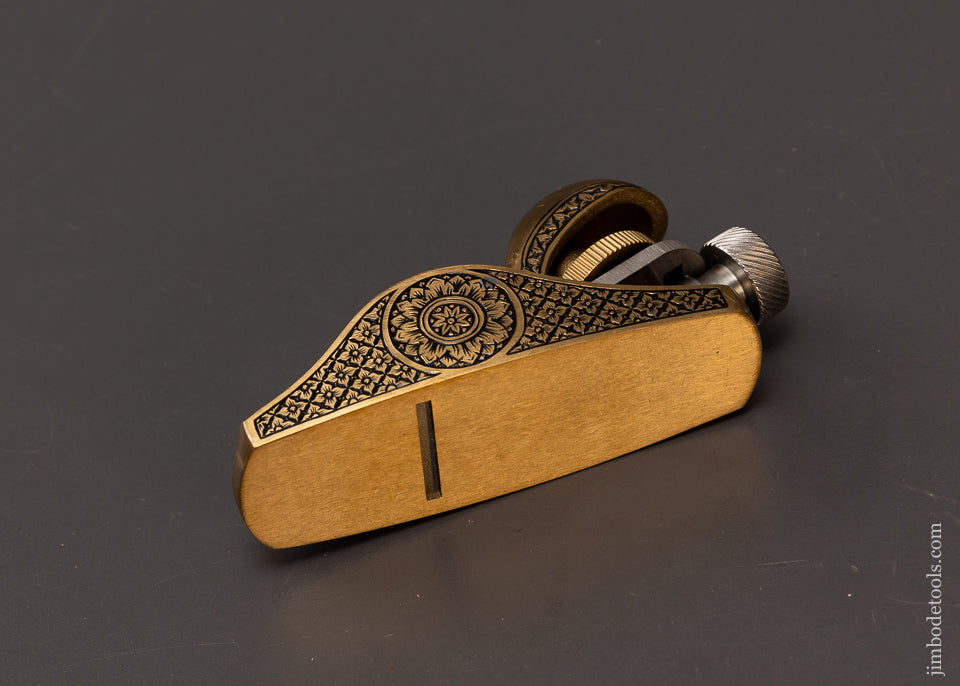 Pretty Adjustable No. 101 Bronze Block Plane Engraved by MIKHAIL DAVYDOV - 108748