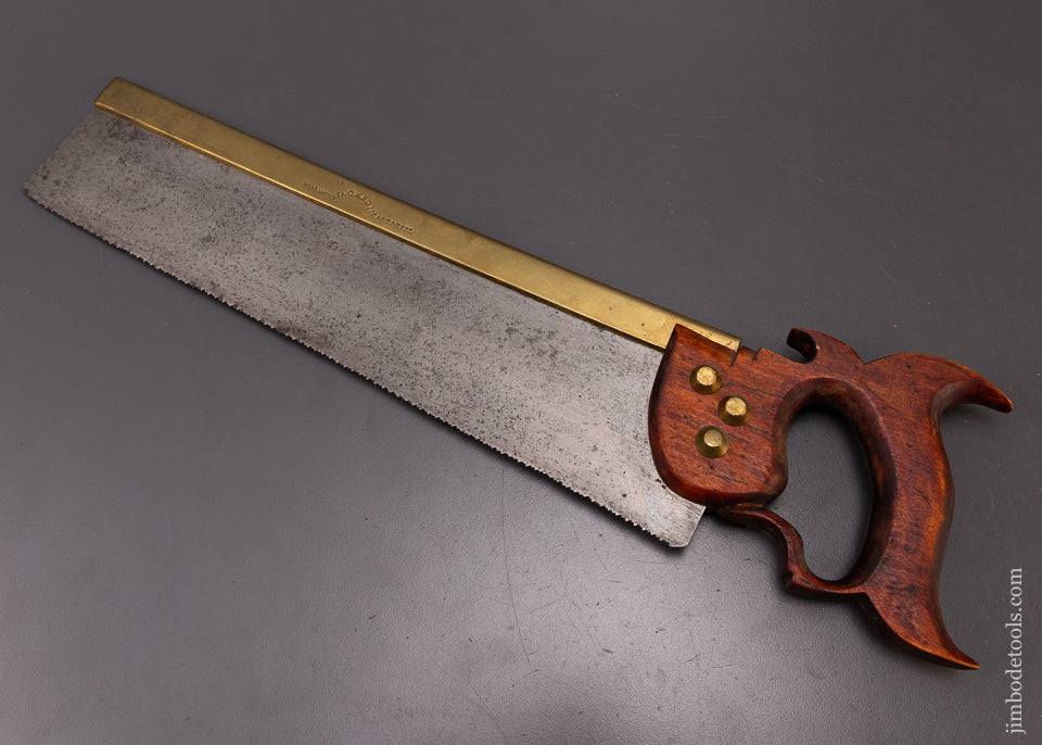 JACKSON (WM. & CO. MONROE, N.Y.) Brass Back Saw - 108803