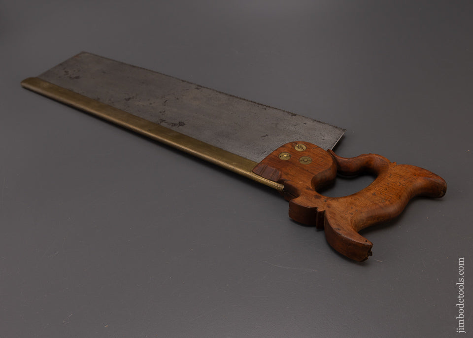 16 Inch Brass Back Saw by WELCH & GRIFFITHS BOSTON - 108908