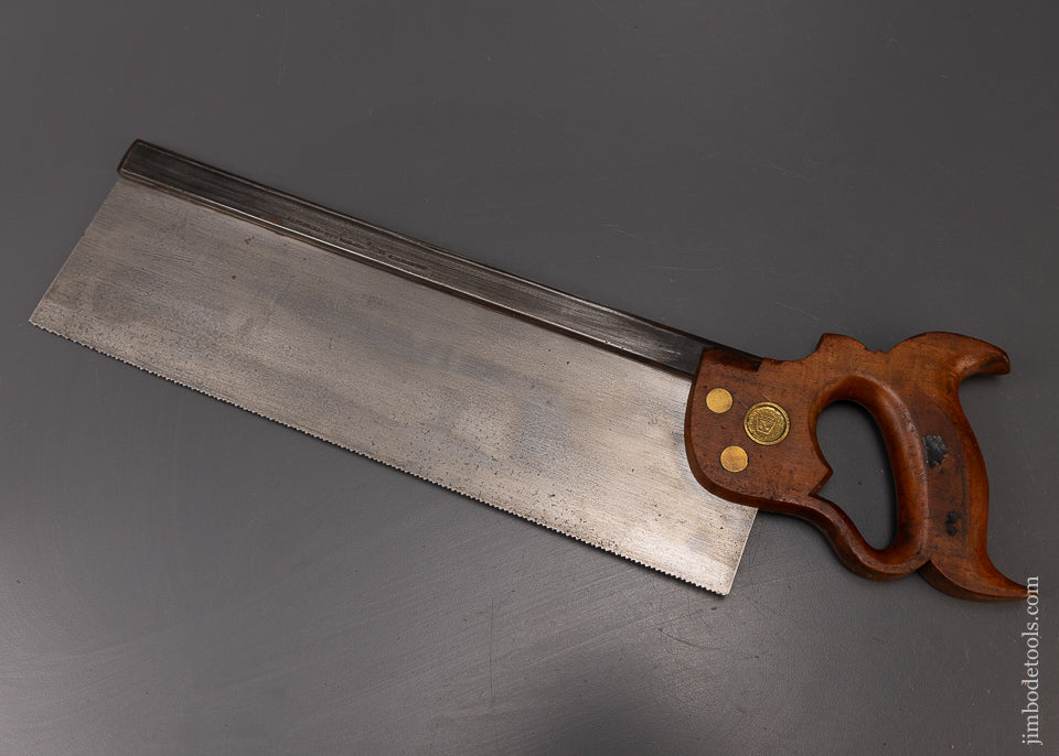 Early 1871 DISSTON Back Saw - 108909