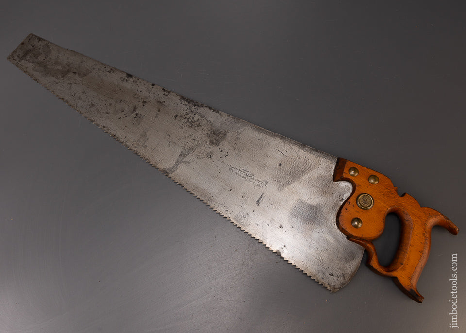 DISSTON No. 7 for HAMMACHER SCHLEMMER Hand Saw - 108946