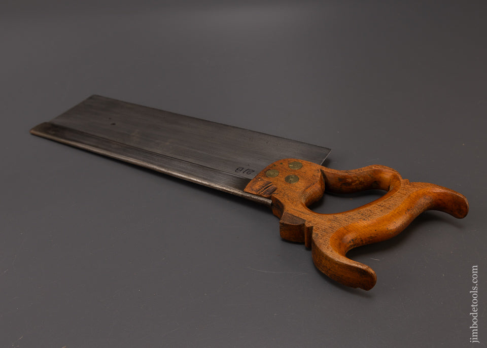 Fine WHEELER MADDEN & CLEMSEN MIDDLETOWN, N.Y. Spring Steel Back Saw - 108952