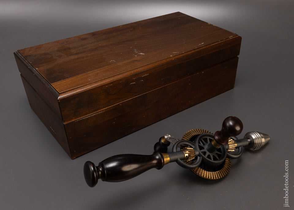1998 BRIDGE CITY TOOL WORKS CT-6 Rosewood Hand Drill Dead Mint in Original Presentation Box - 109009