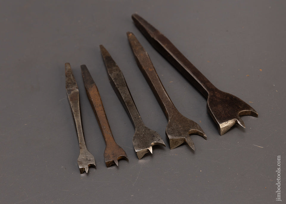 Working Set of 5 Center Bits for Bit Brace - 109103