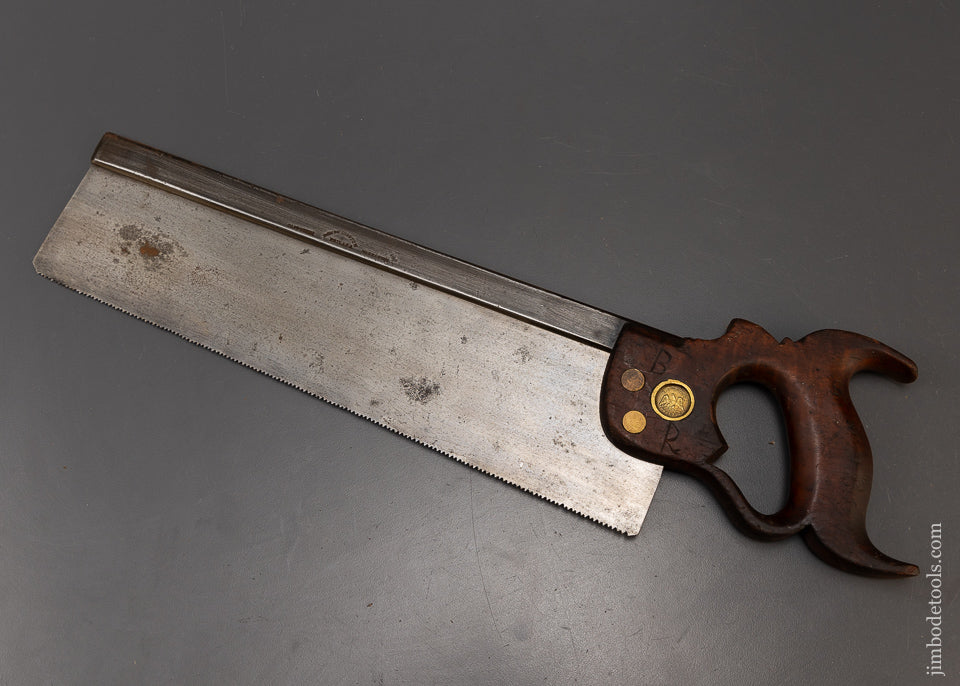 Early Pre-Son DISSTON EAGLE MEDALLION Back Saw - 109116
