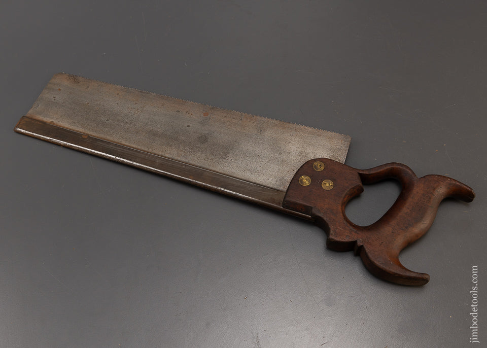 Early Pre-Son DISSTON EAGLE MEDALLION Back Saw - 109116