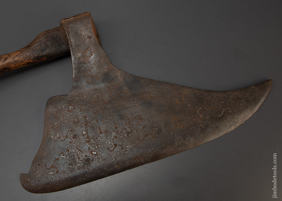 Remarkable Heavily Decorated Goose Wing Axe ca. 17th Century - 109199