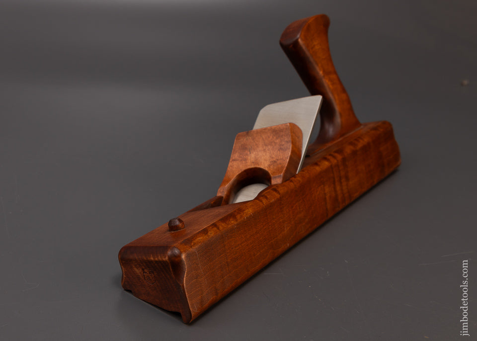 Dead Mint LEON ROBBINS Tiger Maple Panel Raiser Plane RIGHT Handed! - 109265