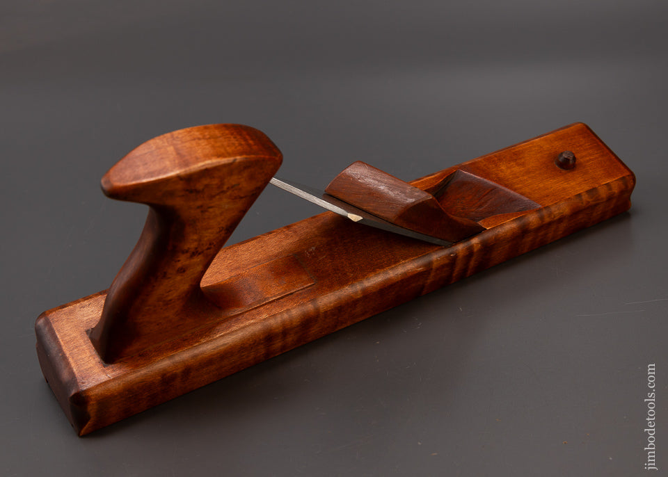 Dead Mint LEON ROBBINS Tiger Maple Panel Raiser Plane RIGHT Handed! - 109265