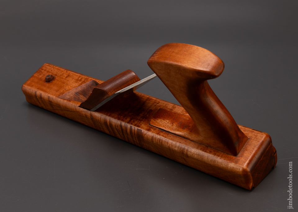 Mint Unused LEON ROBBINS Left-Handed Tiger Maple Panel Raiser Plane - 109266