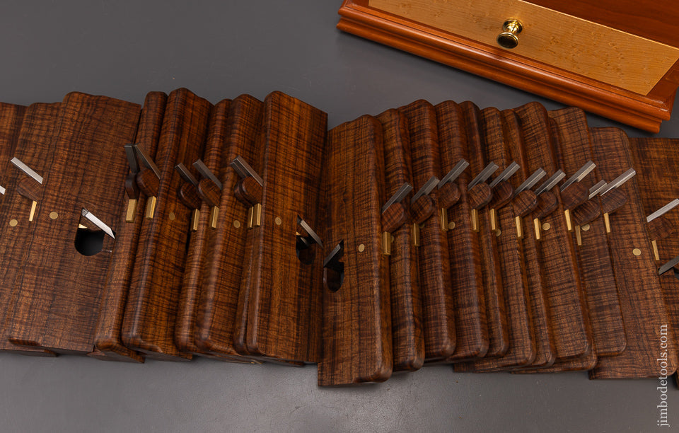 Astounding Set of Hollow & Round Planes Plus Snipe Bills & Side Rounds by HNT GORDON - EXCELSIOR 109290