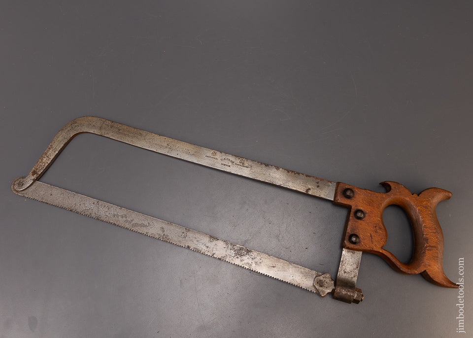 H.A. PAGE BOSTON Double Eagle “Made for M.L. Mills Quincy Mkt.” Butcher Saw - 109468