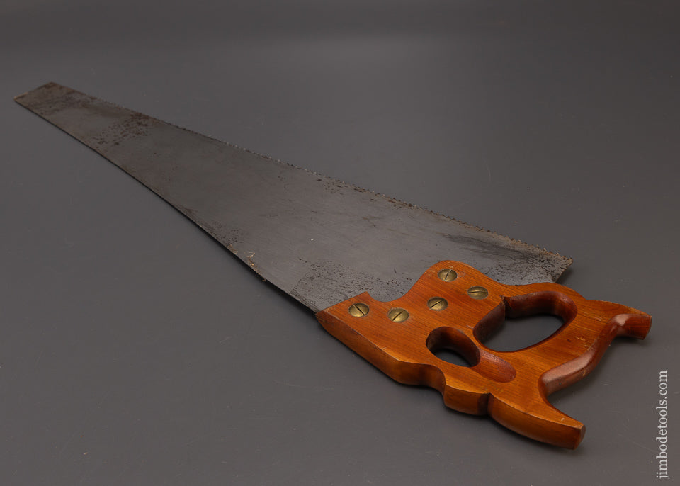 Near Mint DISSTON D-8 Thumb Hole Rip Hand Saw - 109499