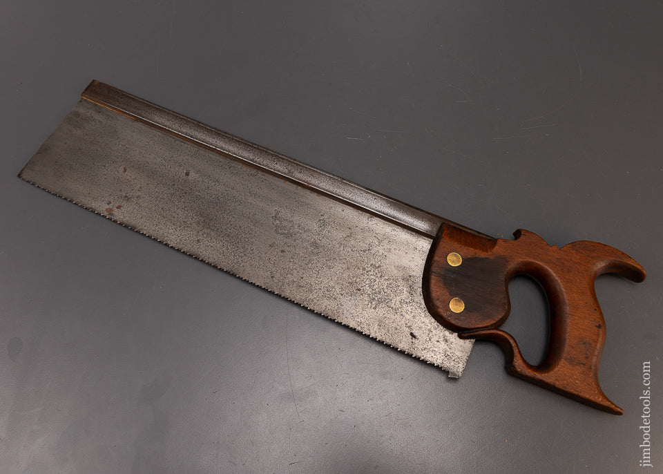 Early 16 Inch Back Saw by WEBSTER - 109504