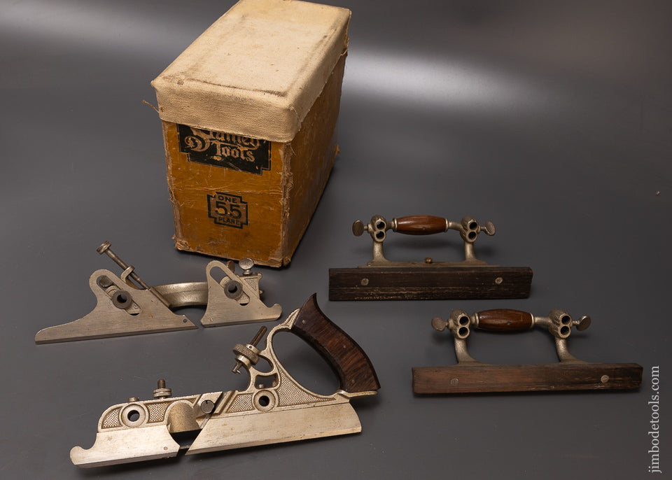 Perfect & Complete STANLEY No. 55 Combination Plane in Original Box - 109520