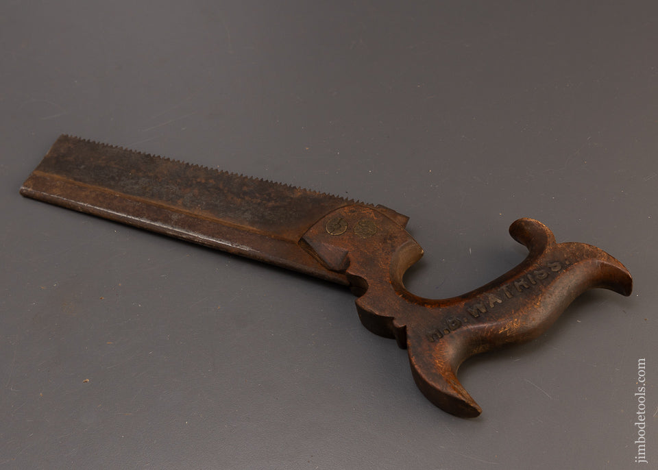 Early TURNER DAVIES & CO. Back Saw - 109539