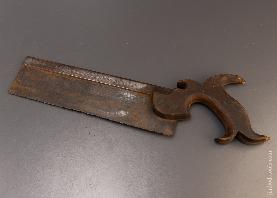 J. FLINT ROCHESTER (NY) BACK SAW - 109541