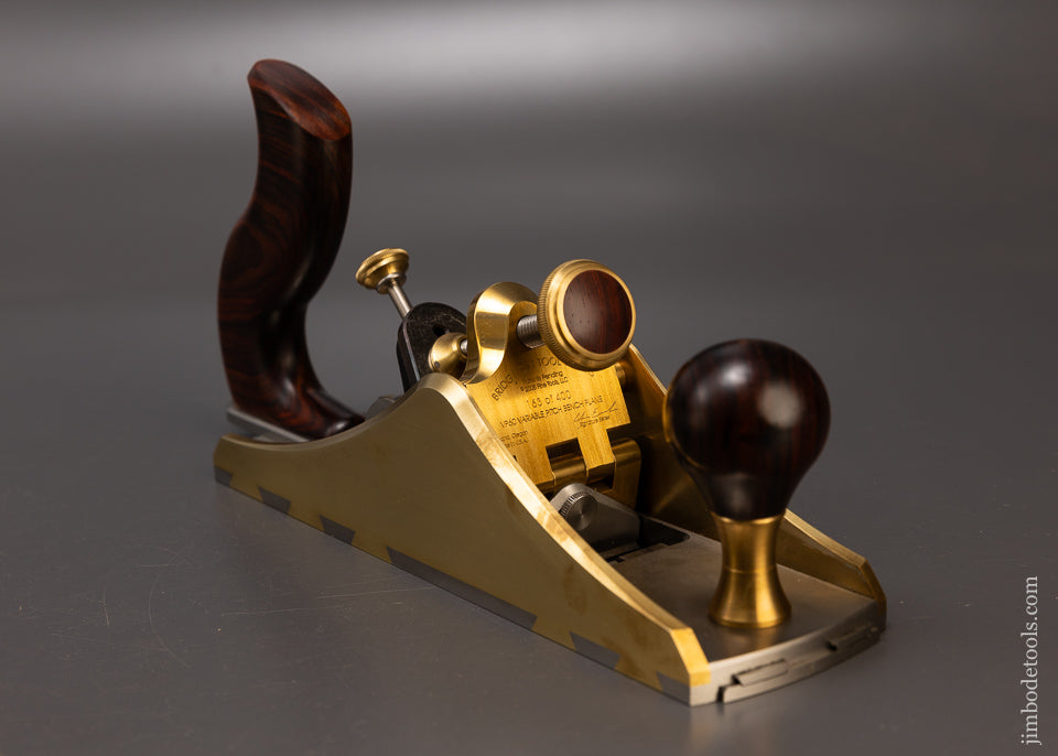 BRIDGE CITY TOOL WORKS VP-60 Variable Pitch Smooth Plane Mint & Unused in Walnut Presentation Case - 109951